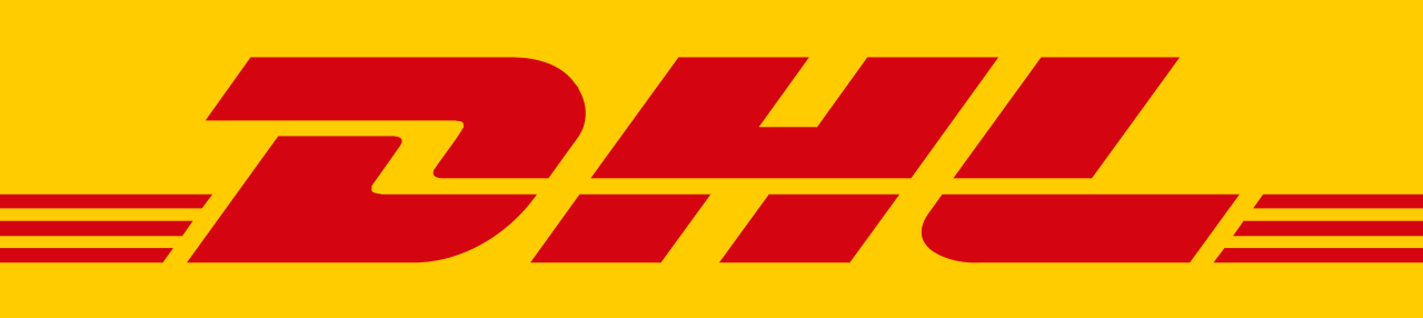 Red and yellow DHL logo