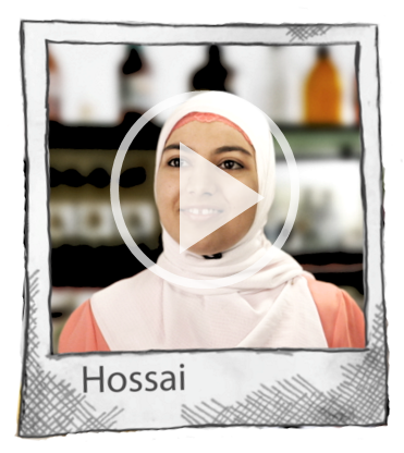 Image of Hossai, who will be in a Video about how getting involved will help you explore your passions.